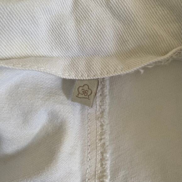 Farm Rio White Shortalls Overalls Women's Size 36 / US 4-6 - Picture 8 of 8
